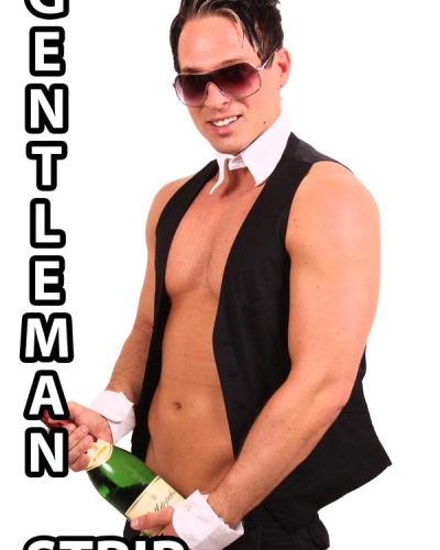 Stripper als Kellner